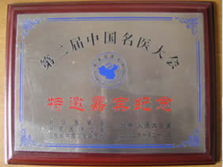 出席第二届中国名医大会留念